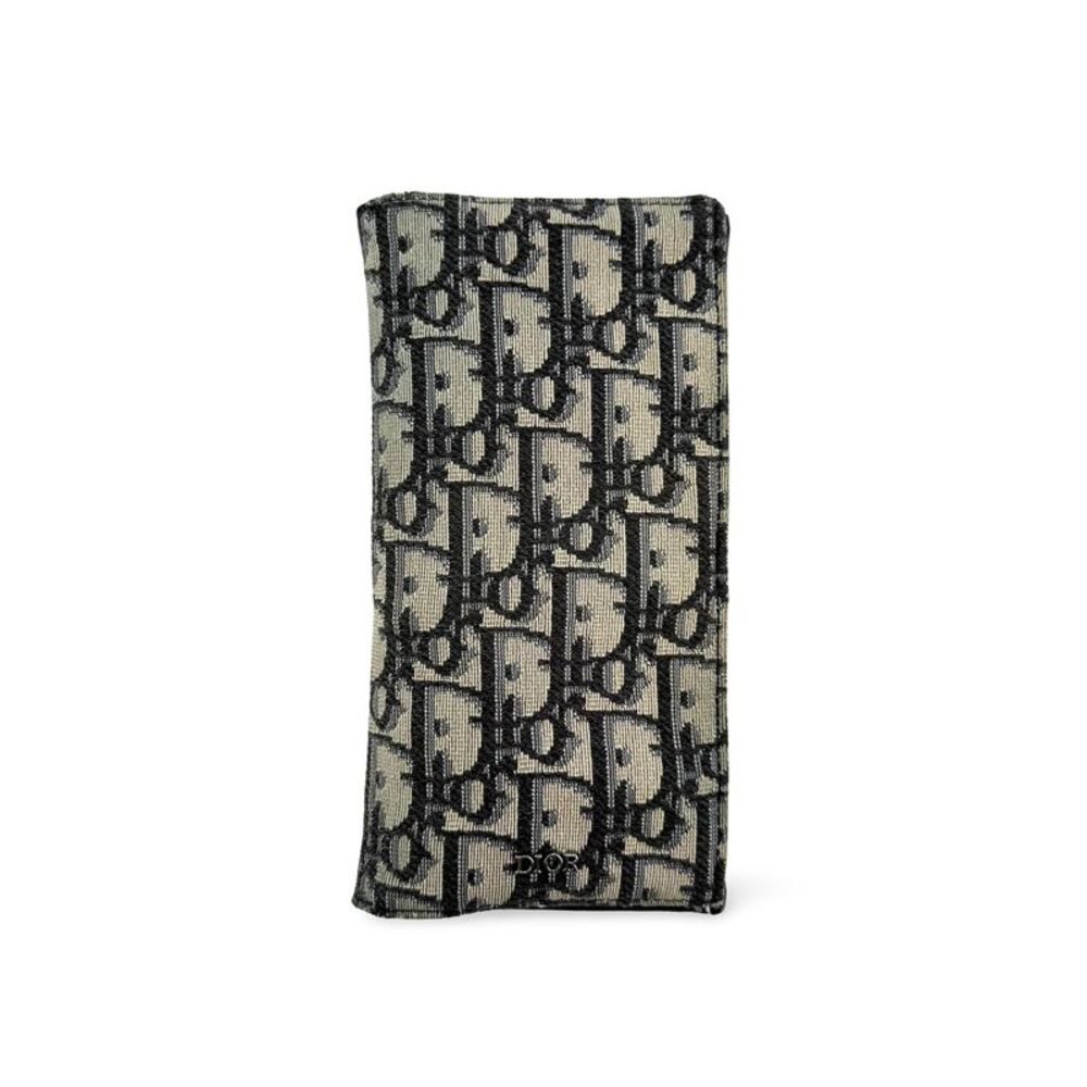Dior Oblique Jacquard Vertical Long Wallet